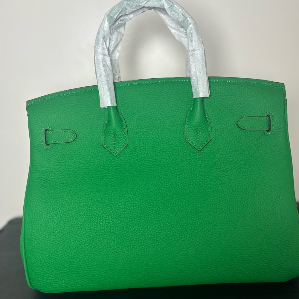 Genuine leather green wirkin - Picture 3 of 6